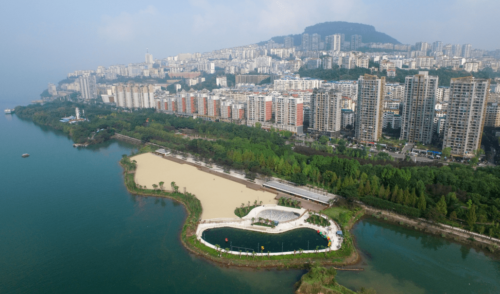 云阳33公里环湖绿道——阳光沙滩 云阳县委宣传部供图