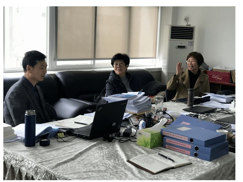 胡仲秋同志调研扶贫办审计组党史学习教育工作情况