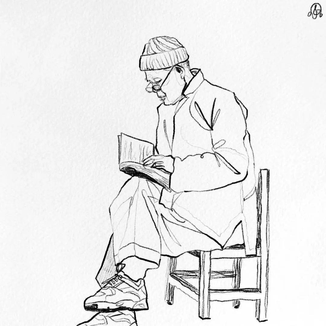 人物速写这线条用的妥妥的大佬