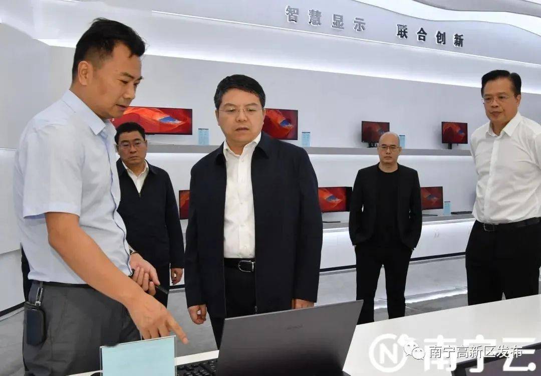 市委副书记,市长孙大光到南宁高新区调研经济社会发展情况