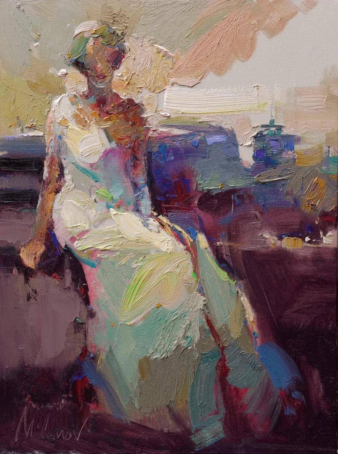 塞尔维亚画家stojanmilanov油画作品欣赏