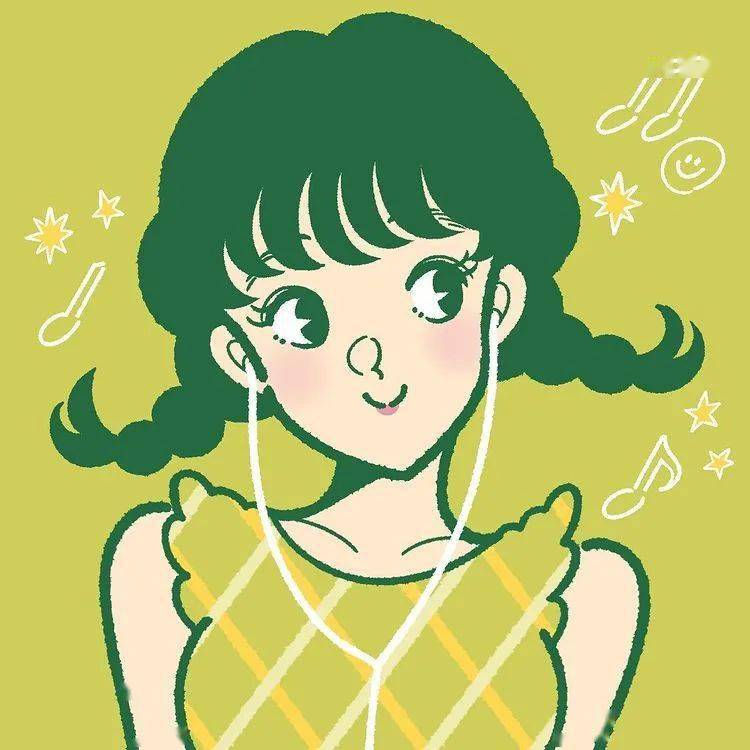 朋友圈配图插画师sanlemo笔下的复古风情少女