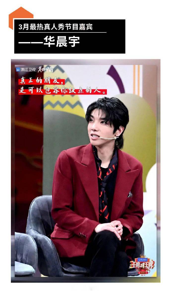 2021年3月综艺节目网络关注度榜公开华晨宇登顶3月最热真人秀综艺节目