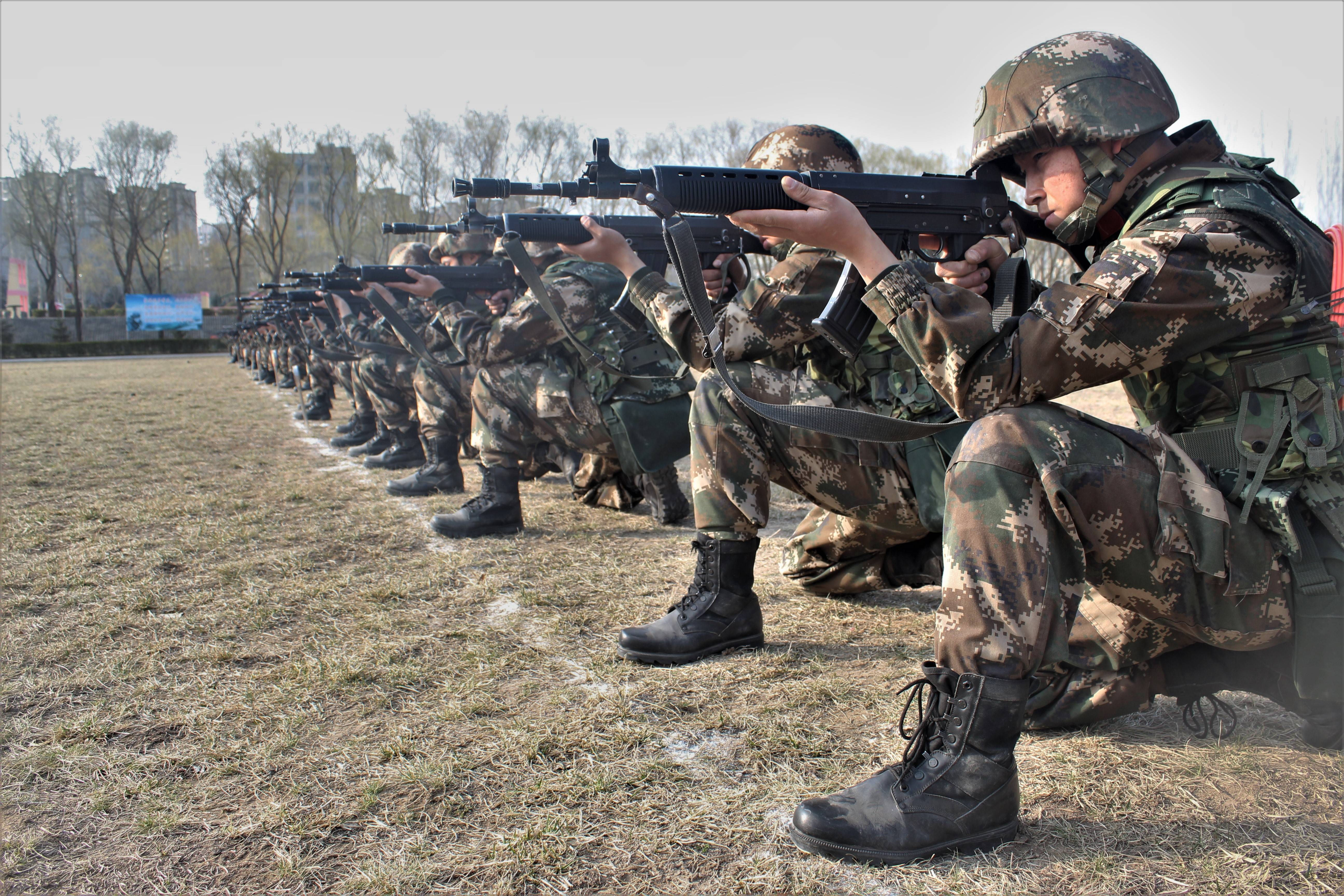 宁夏武警部队图片
