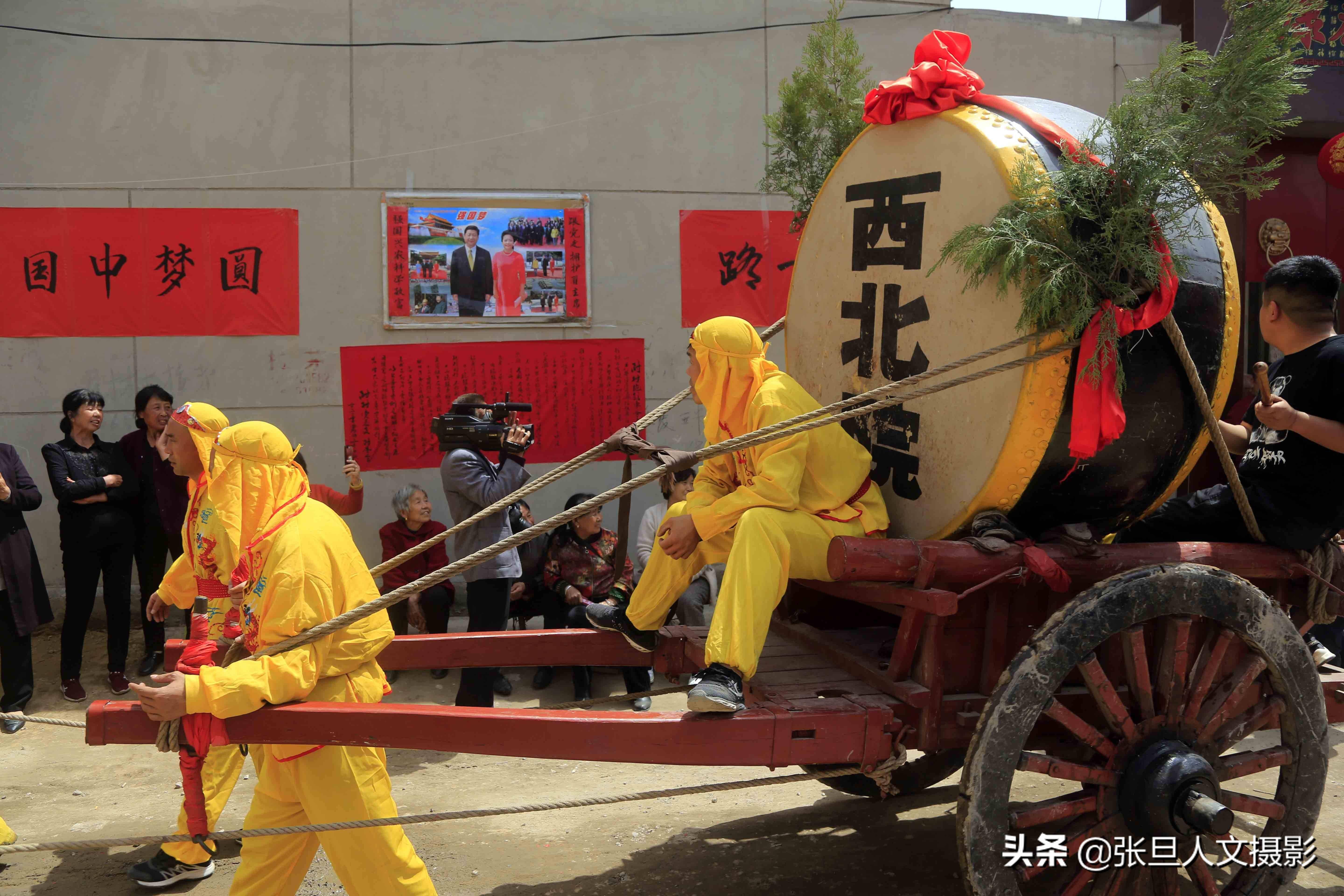 稷山段壁鼓车图片