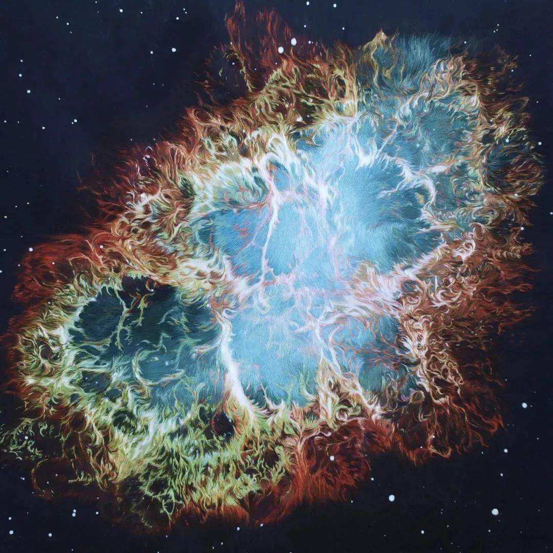 绝美!这片星空竟是绣出来的