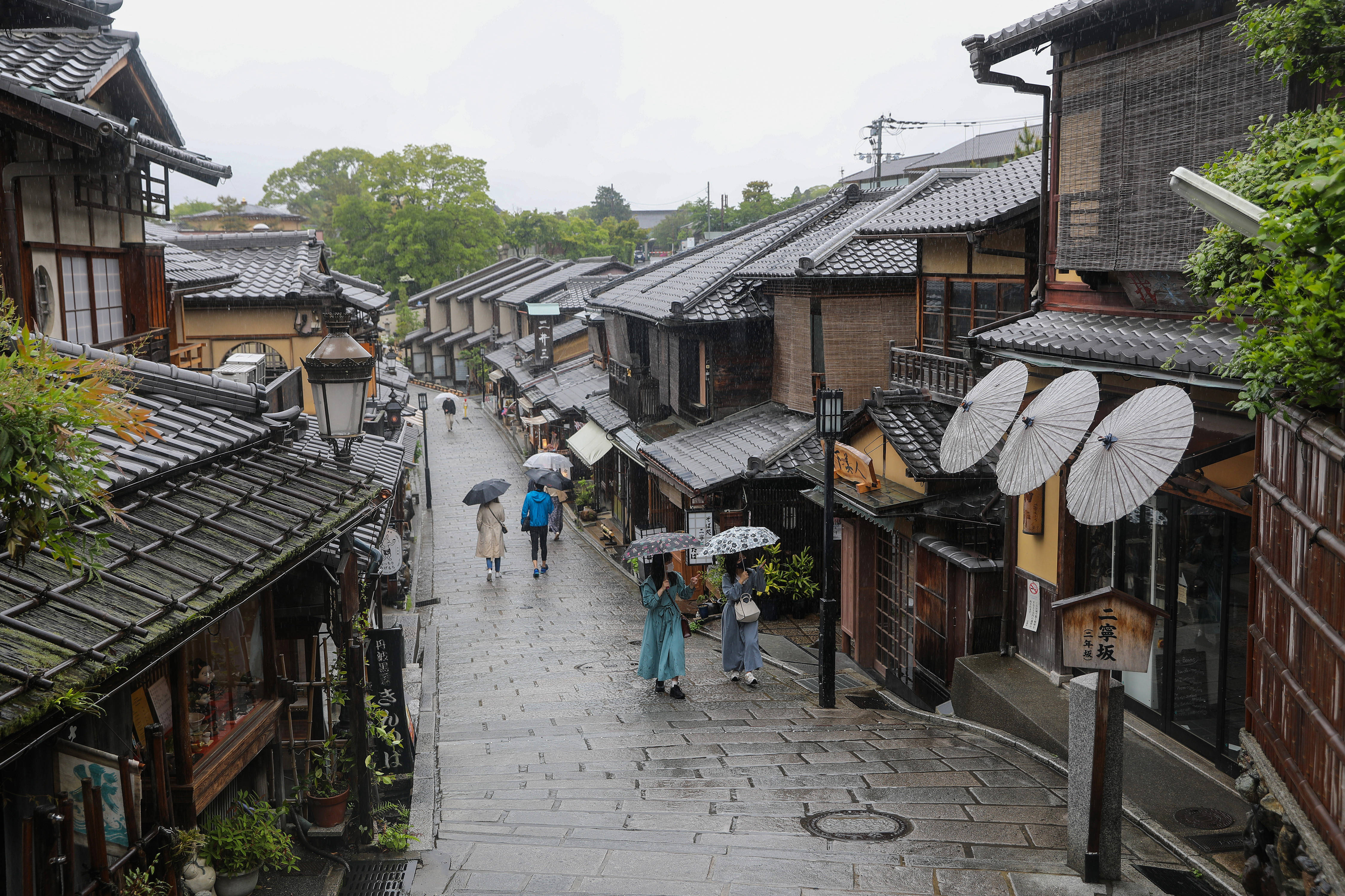 日本街道古镇图片