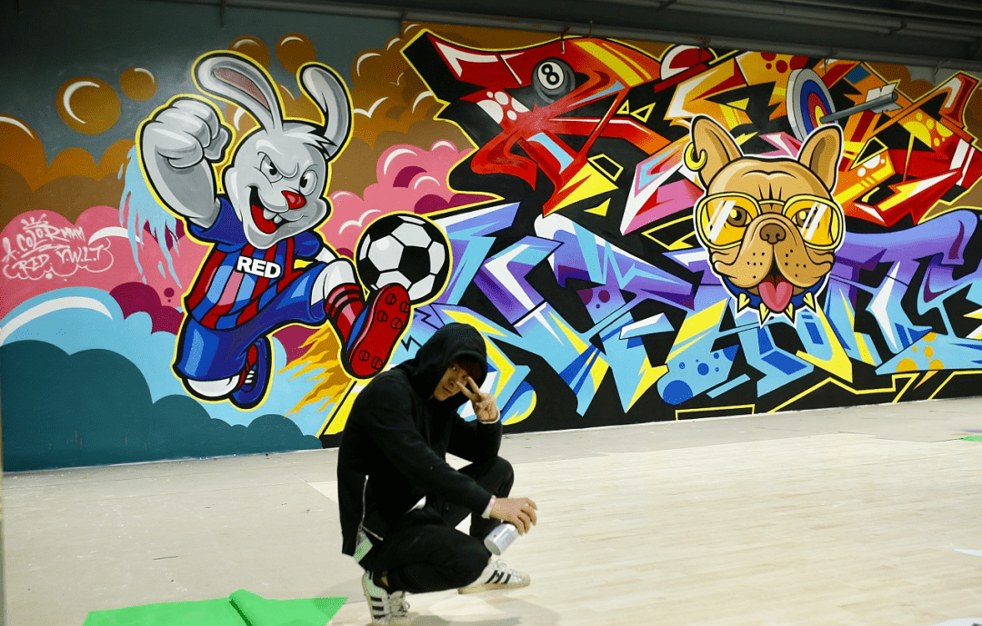 通达人北京地图上随点一下都有他的涂鸦