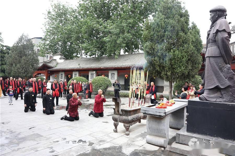 追思先贤一代太极宗师陈绍栋立碑纪念活动于陈家沟隆重举行