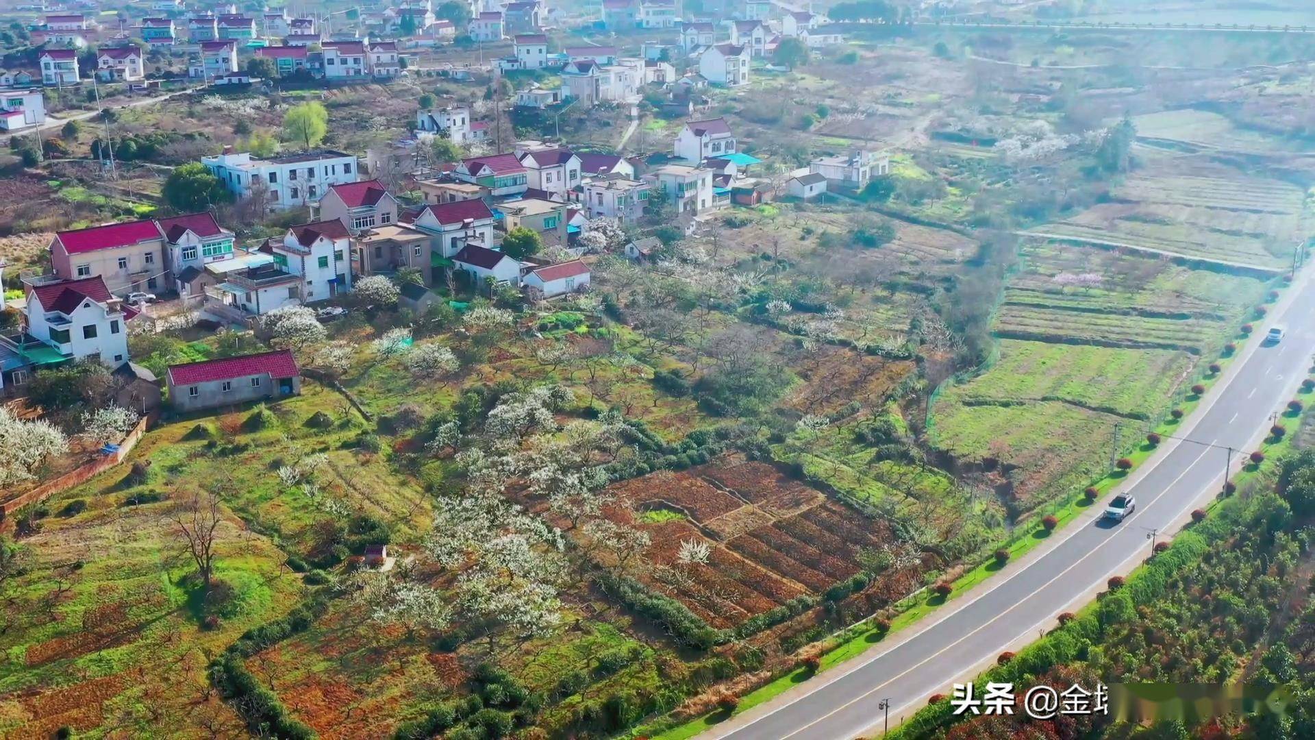 安徽当涂县桃花村发展乡村旅游带富村民