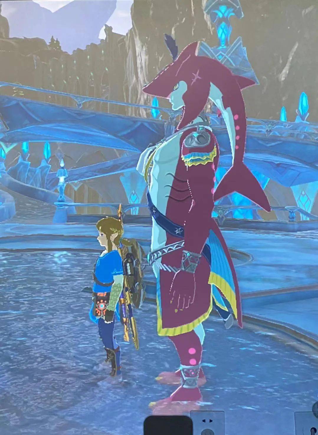 我跟他比了一下身高接着推动剧情的就是米法的弟弟希多我跟他对话是