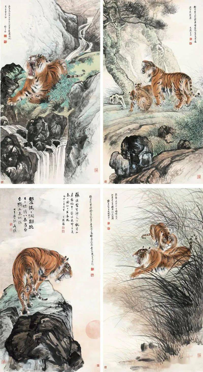 张善孖的《飞虎图》