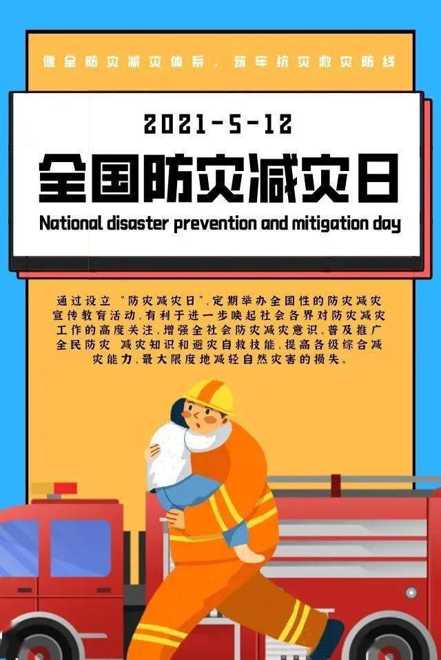 5.12全国防灾减灾日宣传,来看看