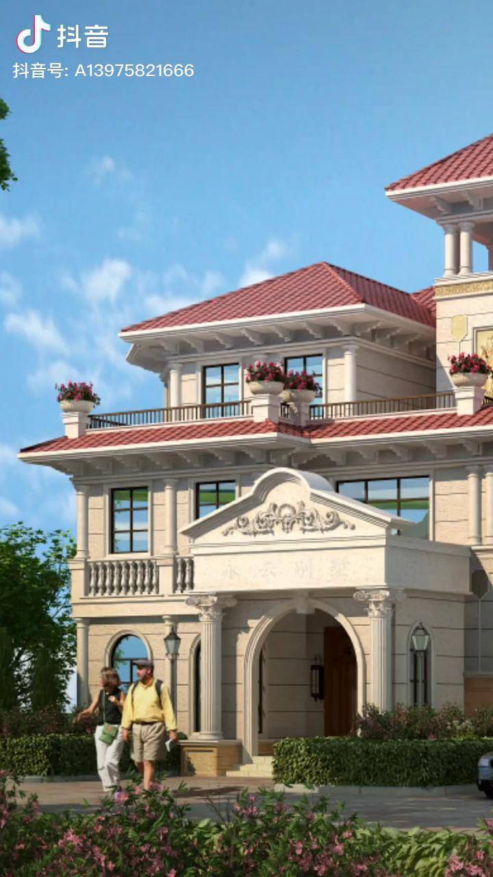 三层复式楼豪华别墅你值得拥有占地280平米别墅设计别墅豪宅别墅装修