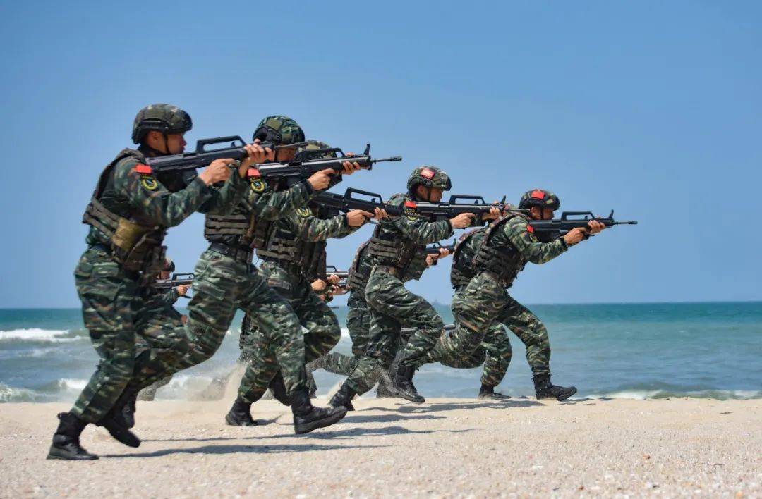 夏日里,海上砺兵,帅!_训练
