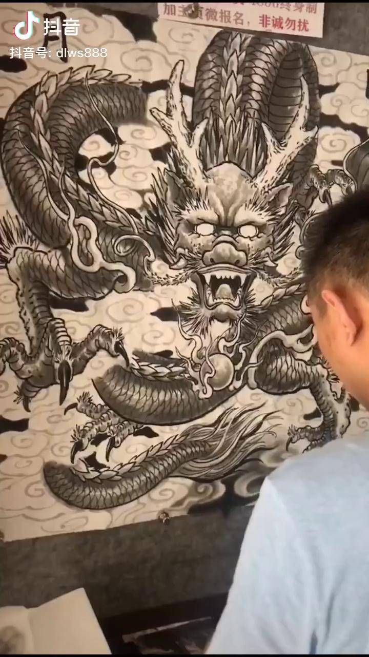 南方朋友订的中国龙正面欢迎朋友们交流感谢抖音感谢抖音平台画龙画虫