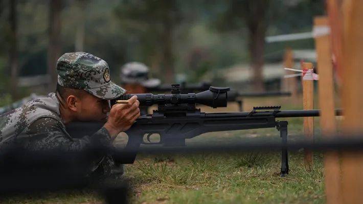 出枪瞄准向射击地线前进各编组迅速请领弹药随着指挥口令下达一场狙击