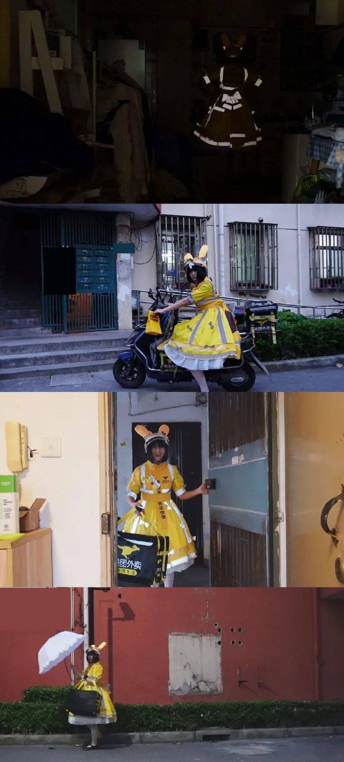 并且小姐姐还为她设计的服装总结了三大设计优势part 1黄 灰潘通年度