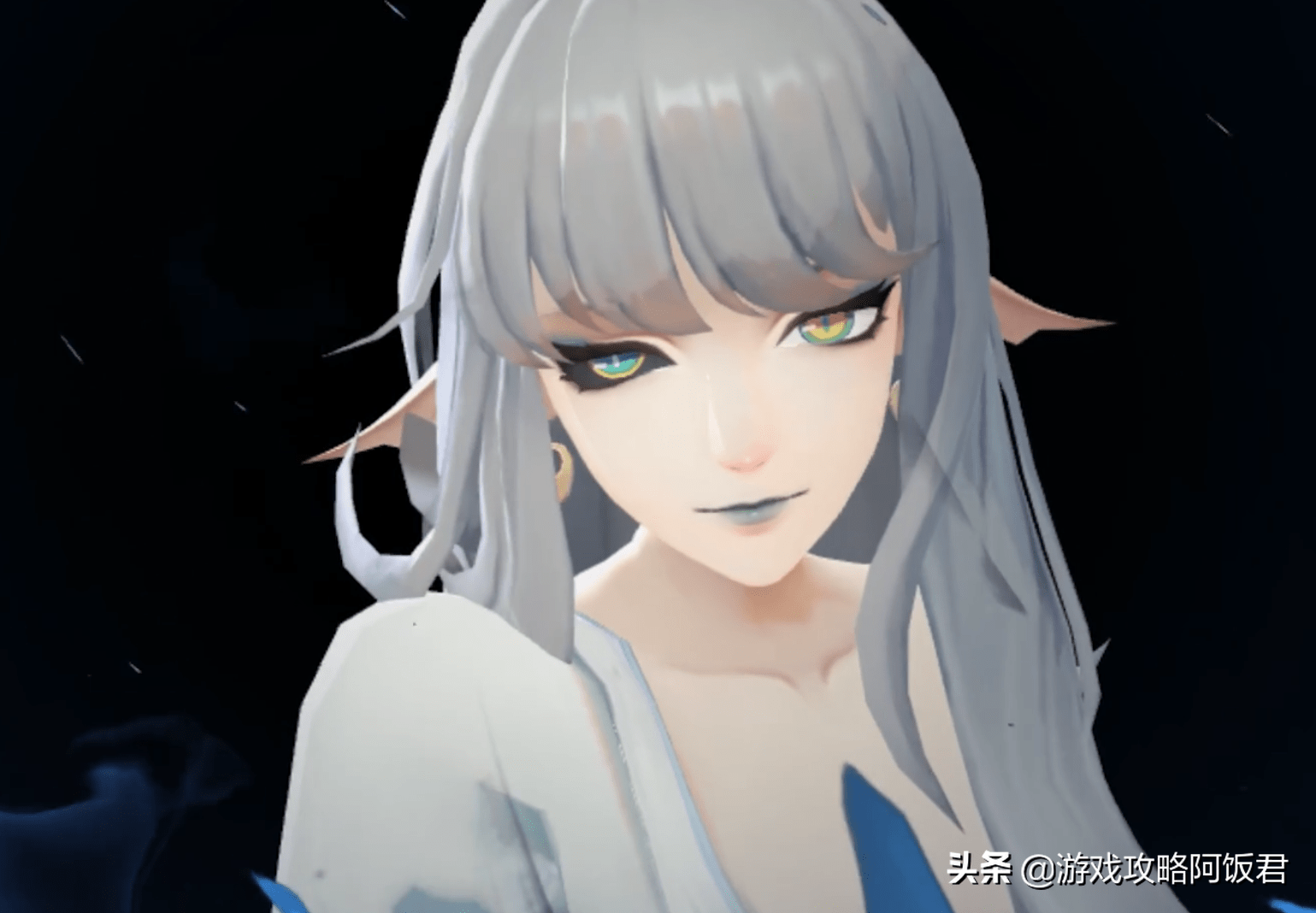 阴阳师15万代币换ssr铃鹿御前新皮肤蓝白冷色调尾巴系小铃铛