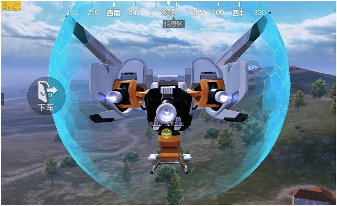 和平精英新载具上线!新上分方式被鲨鱼挖掘!下坠杀敌上升逃跑