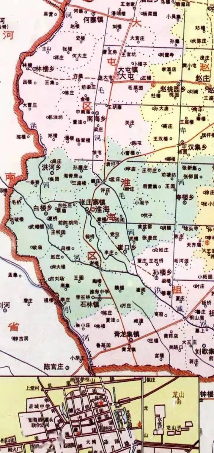 萧县各个乡镇地图图片
