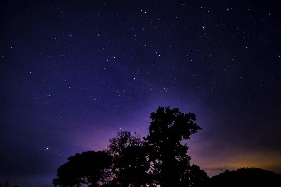 福建:繁星璀璨乡村之夜宛如梦境