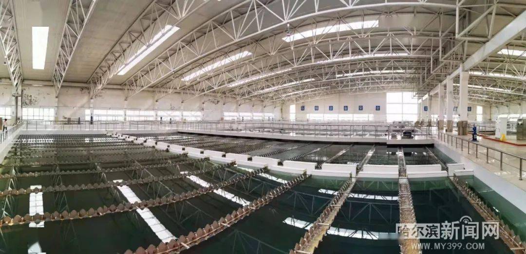 管线,在顾乡地区建泵站后,沿原管网提取松花江水至平房磨盘山净水厂