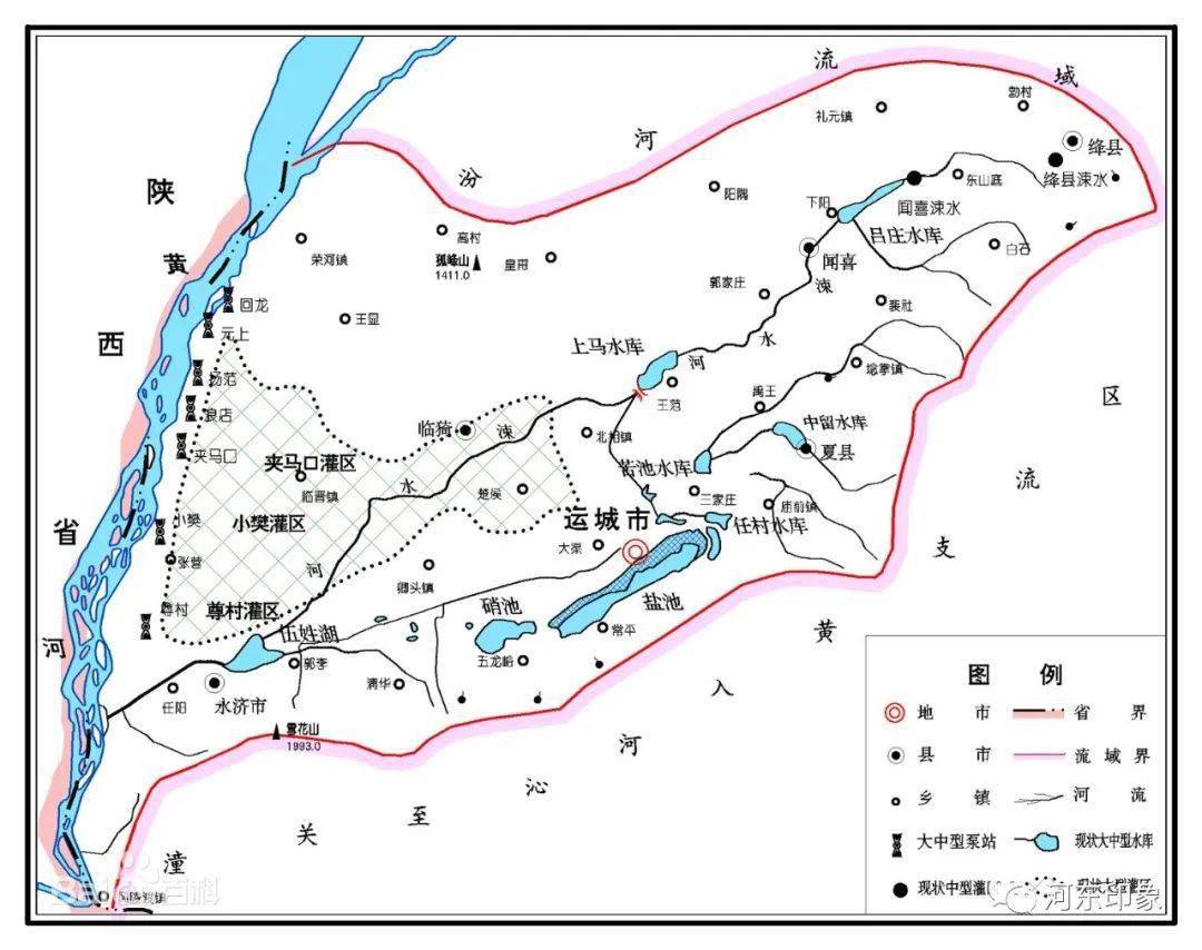 运城关注运城涑水河复流工程公布快看都经过哪
