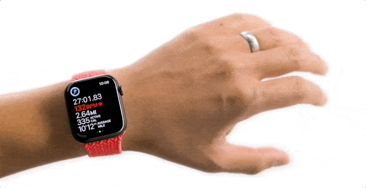 让手表更像手表!apple watch手势识别能单手操作了
