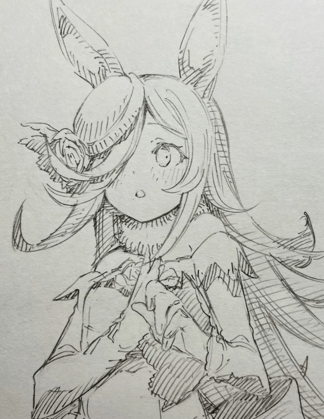 绘画素材大佬摸鱼日常想画好动漫人物线稿练习少不了