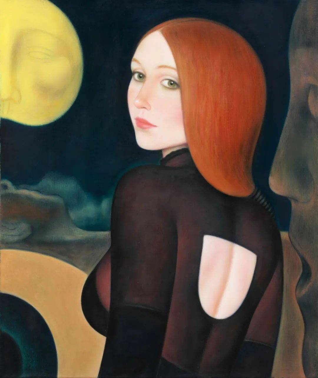 【美术】保罗·劳伦兹 | 抽象人物肖像_作品