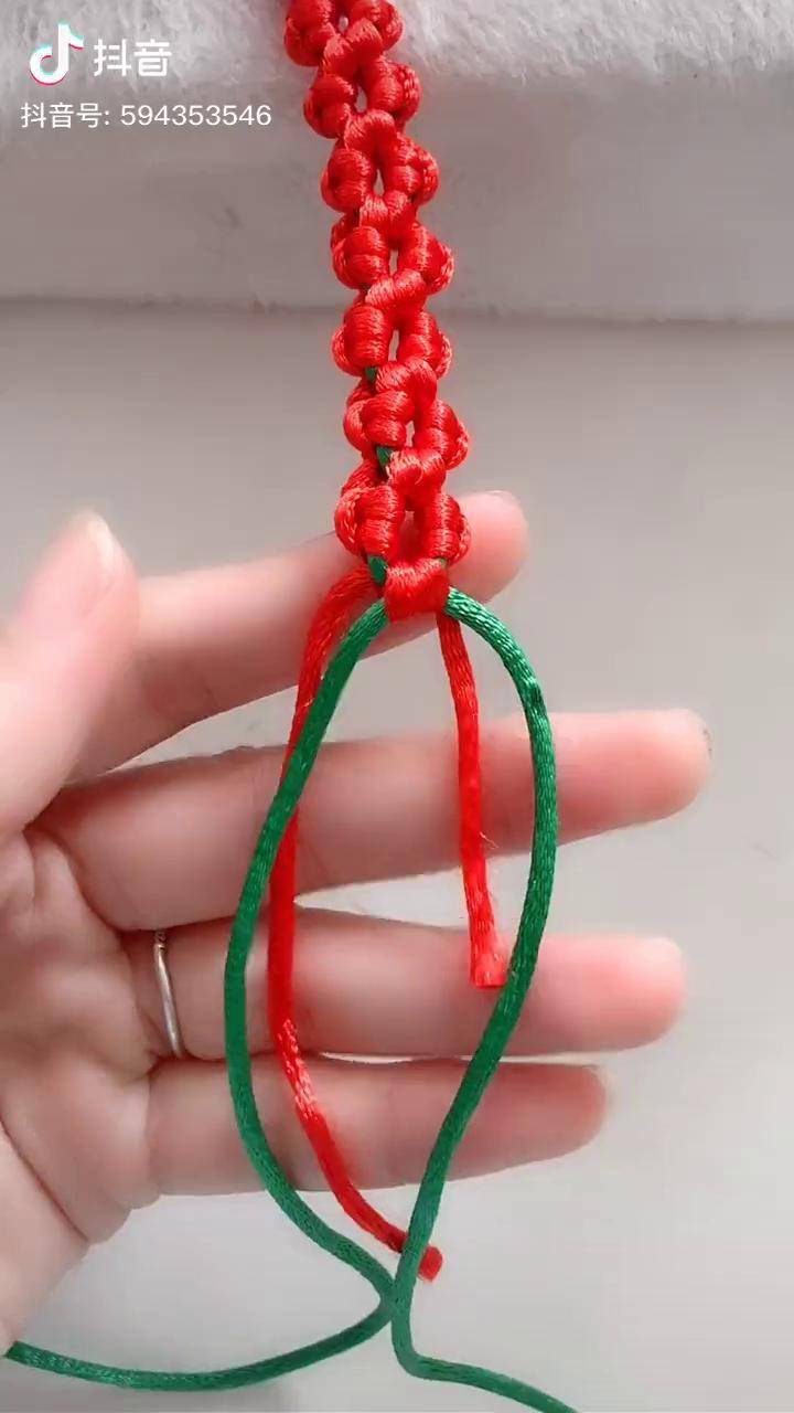 尾部打金刚结固定