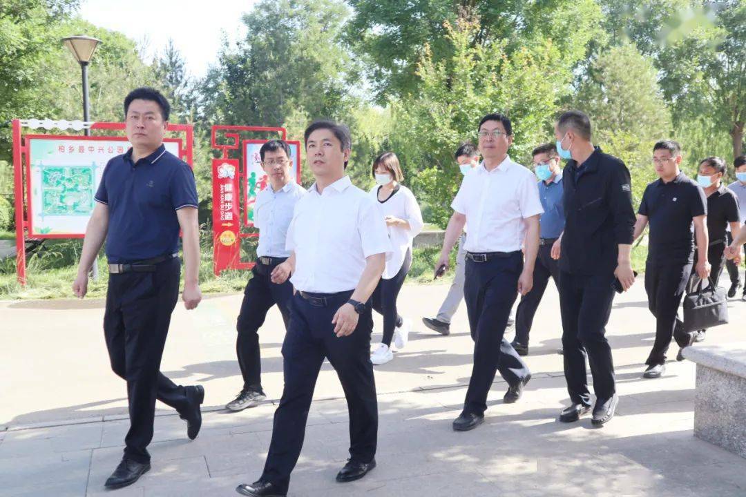 创建文明城市邢台三县区主要领导调研文明城市创建工作