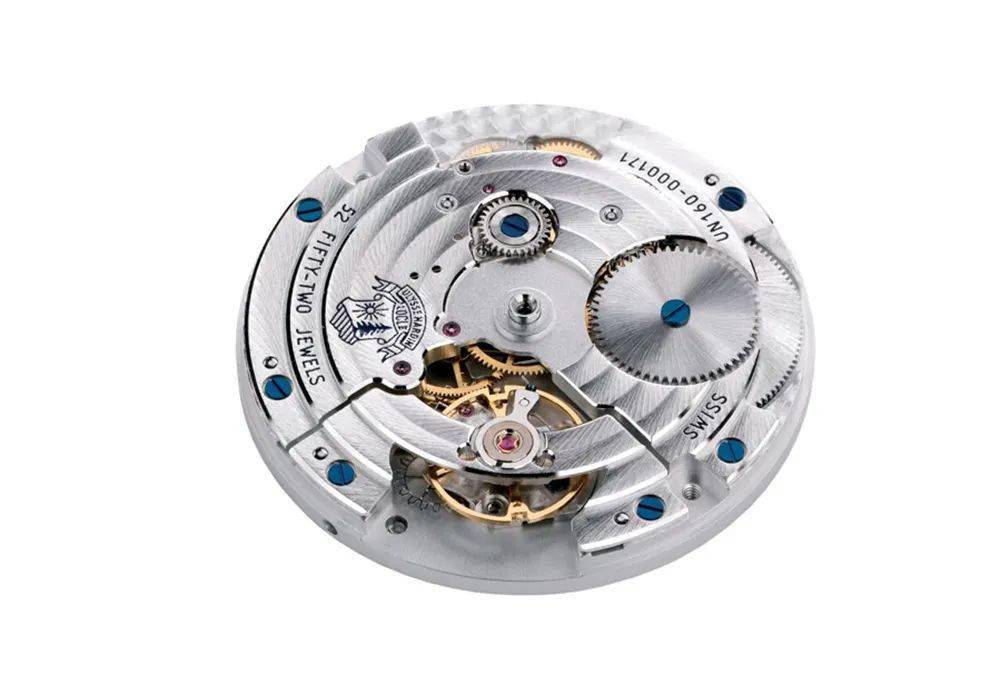 雅典表第一枚自制机芯un-160品牌想要自主研发生产机芯,并不是一件