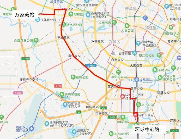 方便成都公交新开两条快线从三环路到高新南区