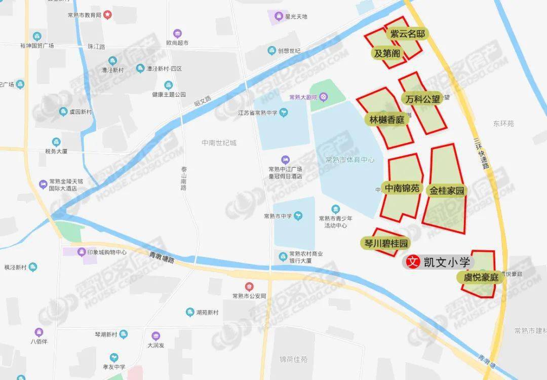 重磅2021年常熟施教区划分超详细版本附30学校施教区划分图