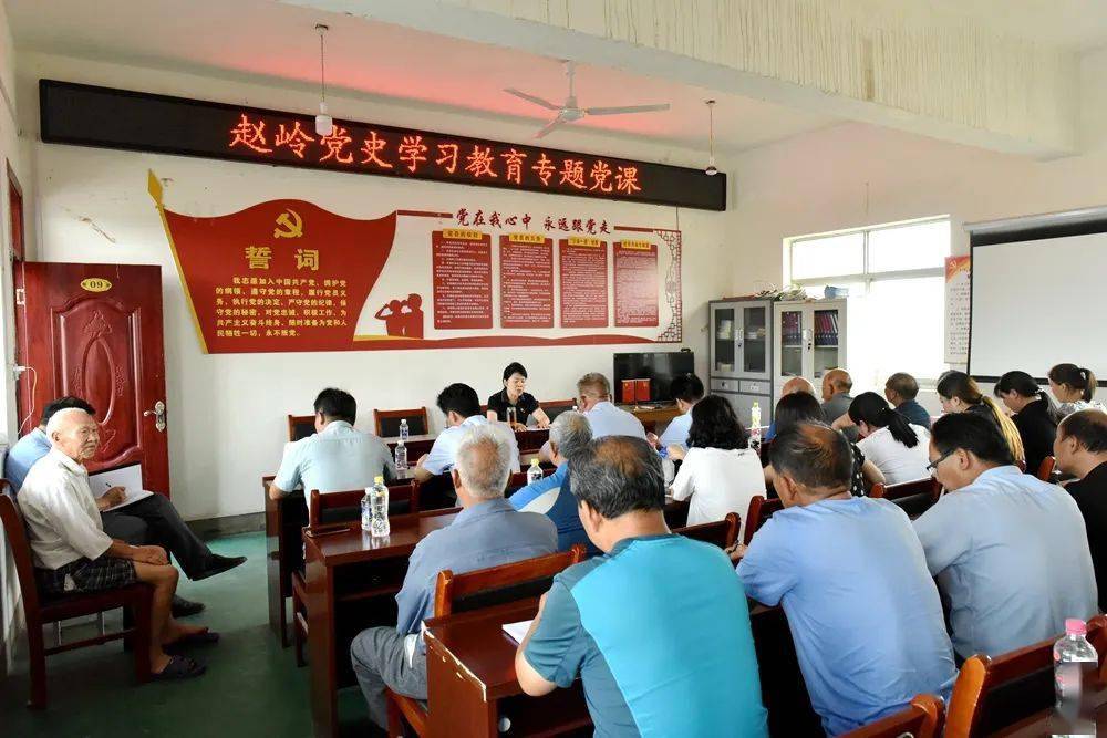 学习百年党史感悟初心使命区委副书记区政府党组书记马晓平到咱白鹤镇