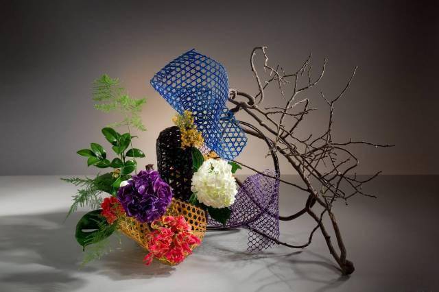 篮花与现代艺术 创作