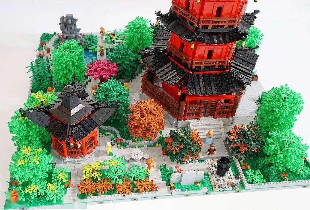 用乐高拼出绝美中国风建筑他的作品里藏的都是家乡记忆