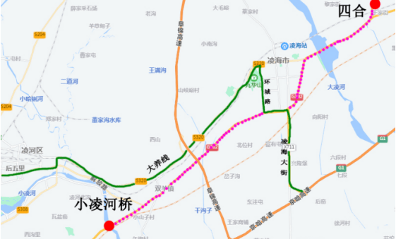 凌海102国道绕城线工程图片