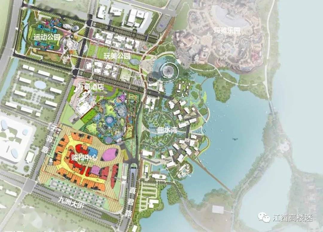 南昌华侨城运动公园雏形已现,1号地块学校年内动工2023年招生