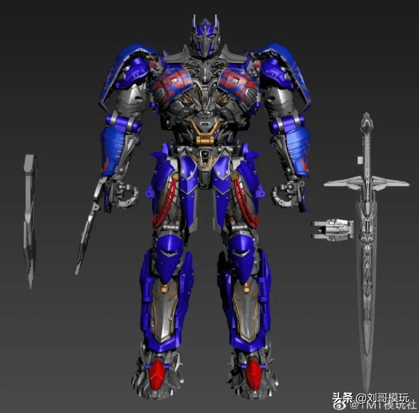 sts骑士擎天柱灰模公布前身竟是tmt