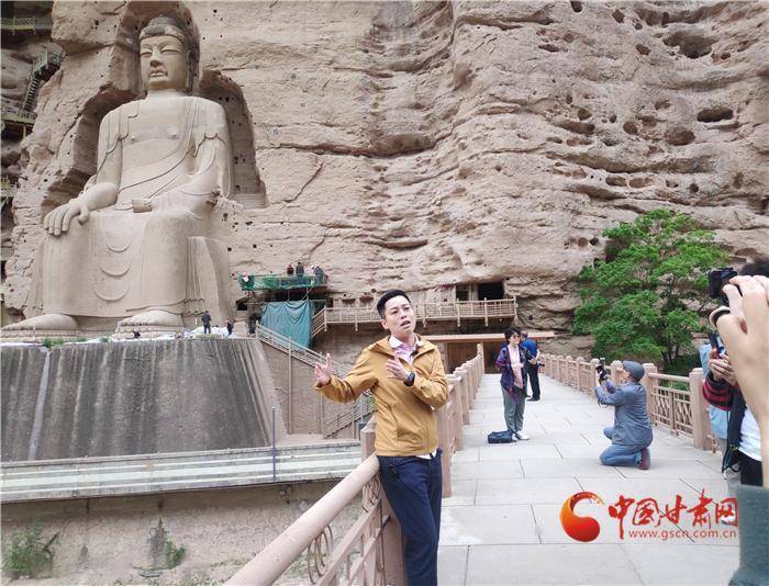两岸青年临夏州永靖县参访:逐梦蓝色黄河 探寻石窟文化_甘肃