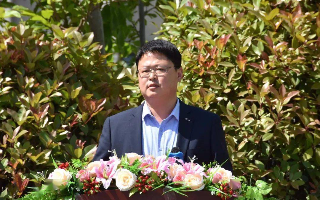 点燃激情旗开得胜胶州二中举行高考壮行仪式