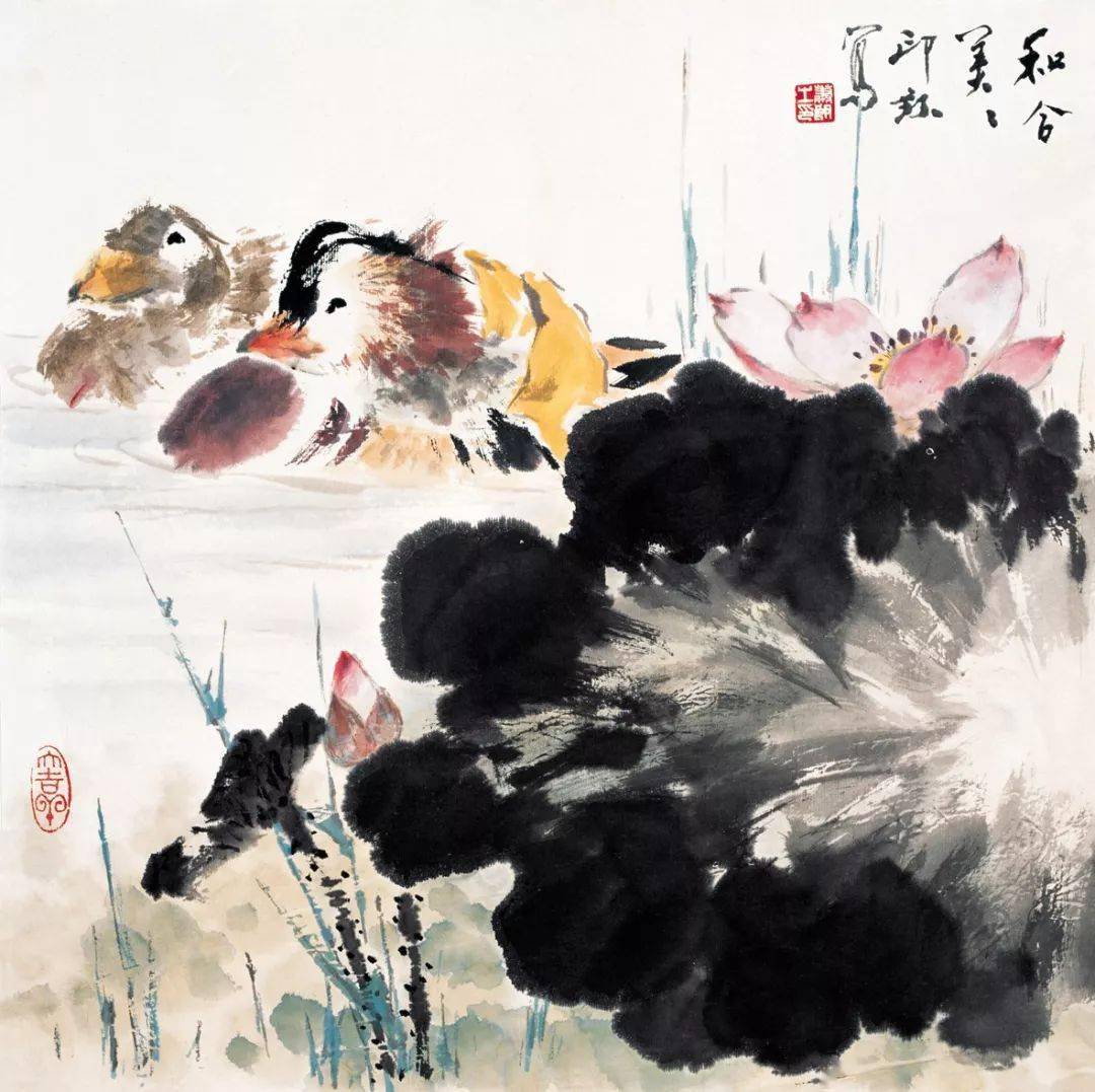 萧朗画荷,美不胜收_荷花