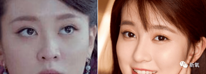 乔欣的瞳孔也是很神奇了,羊真的很少见女明星的瞳孔比素人还小的!