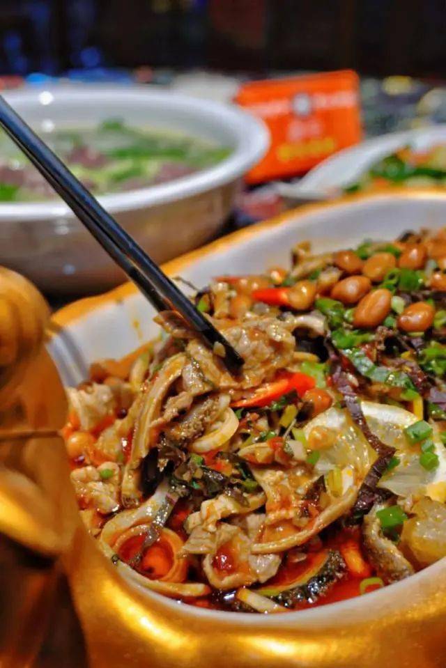 5店通用【宏牛·南宁菜代表餐厅】夏日凉拌牛杂酸爽脆口!