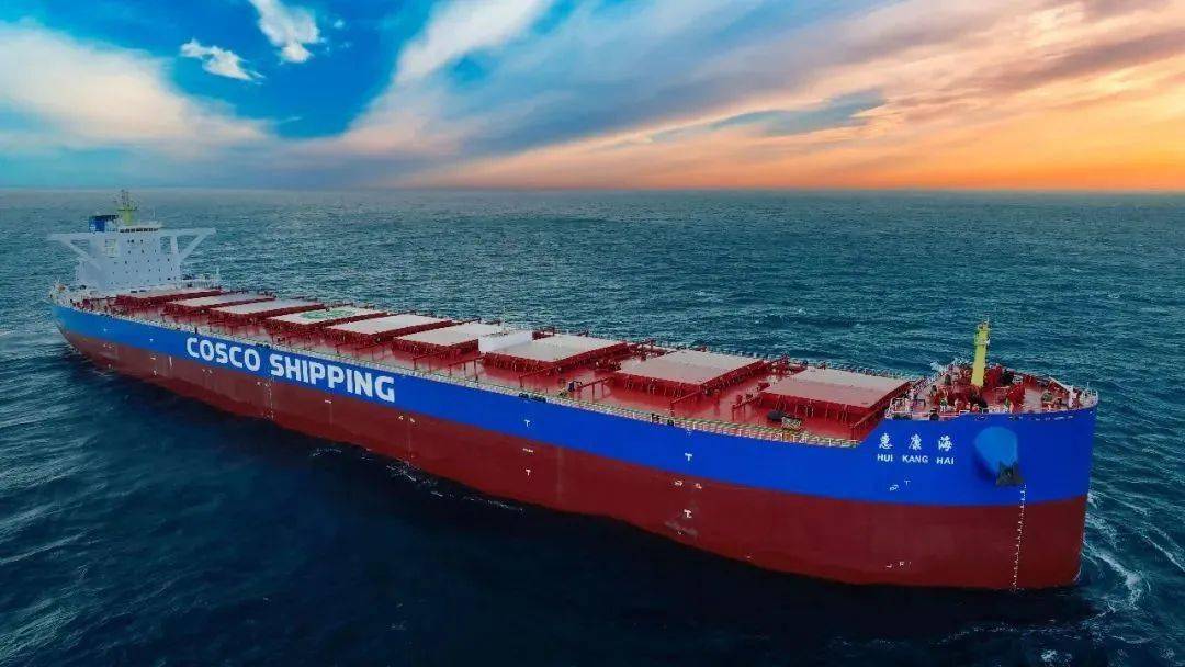 在"惠康海"轮命名前夕,中远海运发展,中远海运散运,深圳远洋船管分别