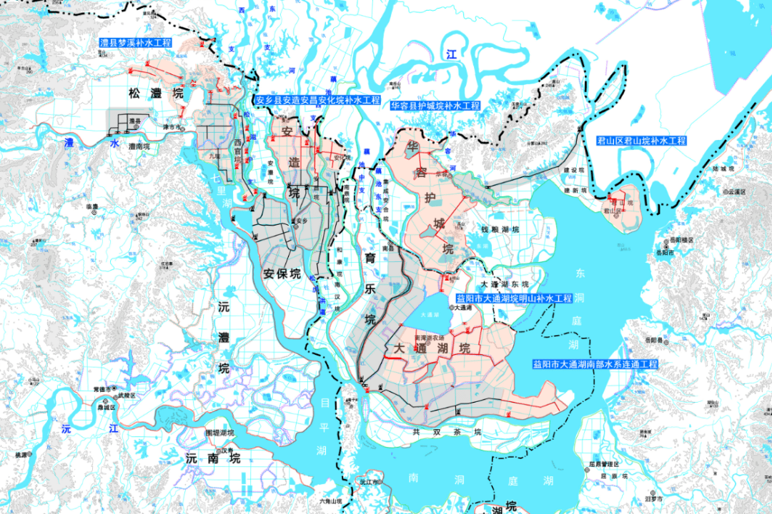 二期工程聚焦洞庭湖北部地区民生急需,坚持立足现有水源基础条件,巩固