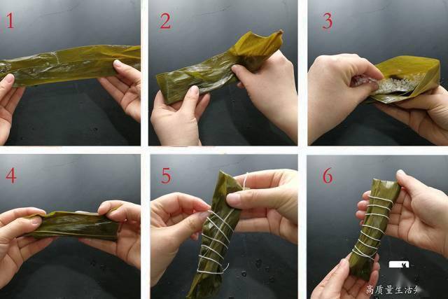 最简单的三角粽子包法图片